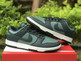 Authentic Nike Dunk Low Green/Black/White