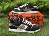 Authentic Nike Dunk Low Red/Grey/Black/White