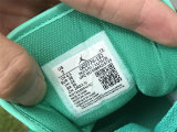 Authentic Air Jordan 1 Low White/New Emerald GS