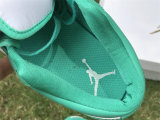 Authentic Air Jordan 1 Low White/New Emerald GS