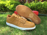 Authentic Nike Dunk Low White/Light Brown