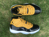 Authentic Air Jordan 11 Team Yellow/Black