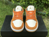 Authentic Air Jordan 1 Low “Light Curry” GS