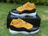 Authentic Air Jordan 11 Team Yellow/Black