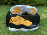 Authentic Air Jordan 11 Team Yellow/Black