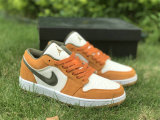 Authentic Air Jordan 1 Low “Light Curry” GS