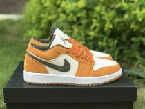 Authentic Air Jordan 1 Low “Light Curry”
