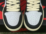 Authentic Travis Scott x Air Jordan 1 Low OG Black/Dark Mocha/Sail GS