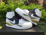 Authentic Air Jordan Legacy 312 White/Midnight Navy-Varsity Red GS