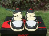 Authentic Travis Scott x Air Jordan 1 Low OG Black/Dark Mocha/Sail GS