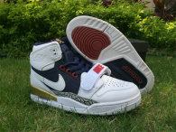 Authentic Air Jordan Legacy 312 White/Midnight Navy-Varsity Red GS