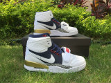 Authentic Air Jordan Legacy 312 White/Midnight Navy-Varsity Red GS