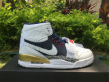 Authentic Air Jordan Legacy 312 White/Midnight Navy-Varsity Red GS