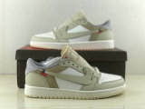 Authentic Travis Scott x Air Jordan 1 Low OG Light Yellow White GS