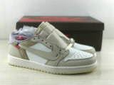 Authentic Travis Scott x Air Jordan 1 Low OG Light Yellow White GS