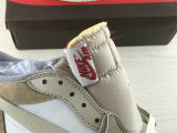 Authentic Travis Scott x Air Jordan 1 Low OG Light Yellow White GS