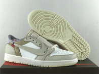 Authentic Travis Scott x Air Jordan 1 Low OG Light Yellow White