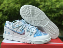 Authentic Nike Dunk Low White/Light Blue