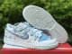 Authentic Nike Dunk Low White/Light Blue
