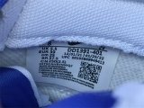 Authentic Nike Dunk Low White/Racer Blue