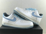 Authentic Nike Air Force 1 White/Light Blue