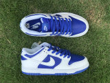 Authentic Nike Dunk Low White/Racer Blue