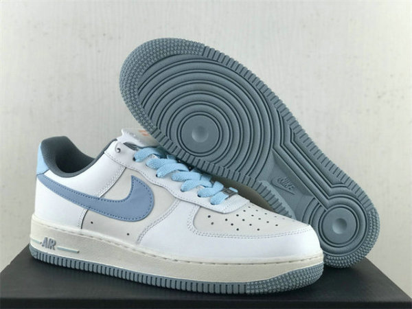Authentic Nike Air Force 1 White/Light Blue