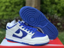 Authentic Nike Dunk Low White/Racer Blue