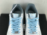 Authentic Nike Air Force 1 White/Light Blue