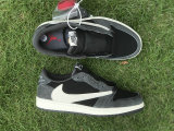 Authentic Travis Scott x Air Jordan 1 Low Black/Phantom GS