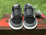 Authentic Travis Scott x Air Jordan 1 Low Black/Phantom GS