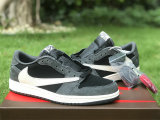 Authentic Travis Scott x Air Jordan 1 Low Black/Phantom GS