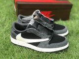 Authentic Travis Scott x Air Jordan 1 Low Black/Phantom GS