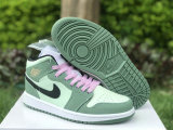 Authentic Air Jordan 1 Mid GS “Dutch Green”