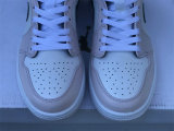 Authentic Air Jordan 1 Mid GS Light Pink/White/Black