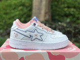 Authentic A Bathing Ape Bape White/Pink