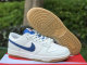 Authentic Nike Dunk Low White/Blue/Red