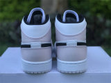 Authentic Air Jordan 1 Mid GS Light Pink/White/Black