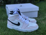 Authentic Air Jordan 1 Mid GS Light Pink/White/Black