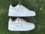 Authentic A Bathing Ape Bape White/Pink