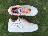 Authentic A Bathing Ape Bape White/Pink