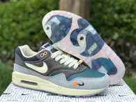 Authentic Kasina x Nike Air Max 1 “Won-Ang”  Particle Grey/Dark Teal Green