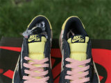 Authentic Travis Scott x Air Jordan 1 Low Pink/Yellow/White/Blue GS