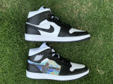 Authentic Air Jordan 1 Mid GS “Hologram”