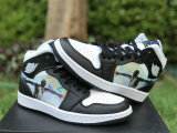 Authentic Air Jordan 1 Mid GS “Hologram”
