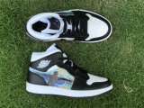 Authentic Air Jordan 1 Mid GS “Hologram”