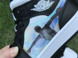 Authentic Air Jordan 1 Mid GS “Hologram”