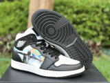 Authentic Air Jordan 1 Mid GS “Hologram”