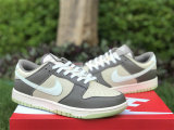 Authentic Nike Dunk Low White/Grey/Sail/Green