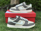 Authentic Nike Dunk Low White/Grey/Sail/Green